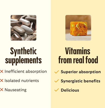 GEM Daily Bites – Stress-Reboot Chewable Vitamin for Mindful Eaters, Adaptogenic Turmeric Daily Bite