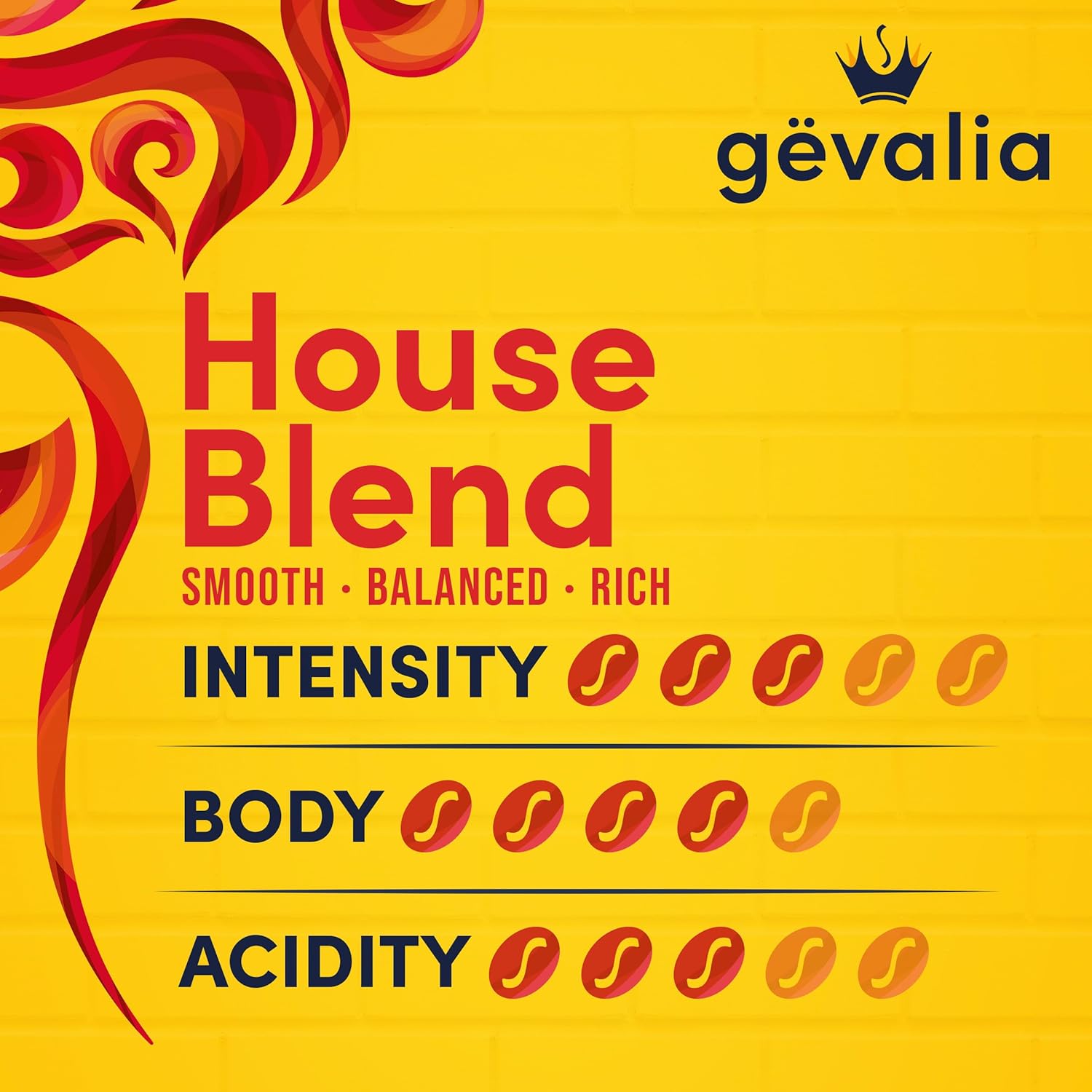Gevalia Dark Roast Ground Coffee – Full-Bodied Black Coffee to Kickstart Productive Breakfast Nook Rituals
