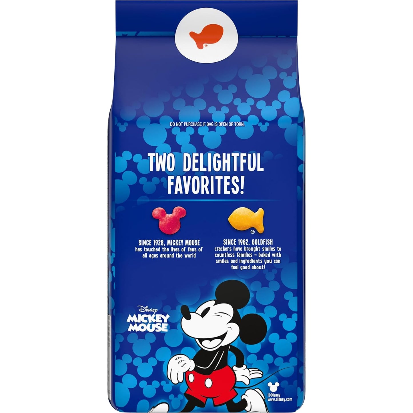 Goldfish Disney Mickey Mouse Crackers for Birthday Party Favors and Movie Night, 6.6 oz Kids Snack