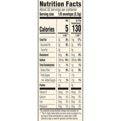 Good Seasons Italian Herb Seasoning – 5 Calorie Salad Dressing Mix for Mindful Eating and Portion-Controlled Lunches, 4 Packet Box