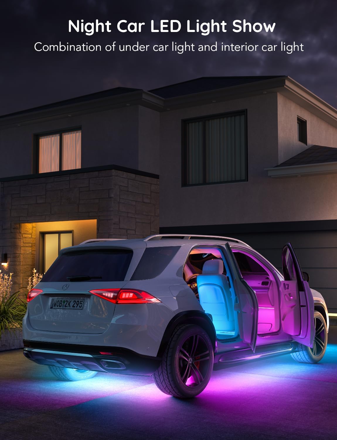 Govee Car LED Strip Lights – Versatile LED Strip for Patio and Open-Air Vehicle Gatherings