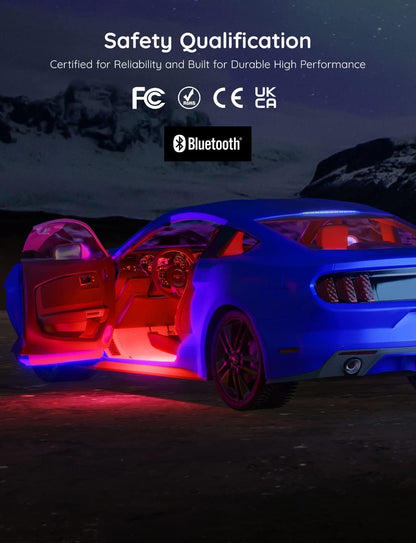 Govee Car LED Strip Lights – Versatile LED Strip for Patio and Open-Air Vehicle Gatherings