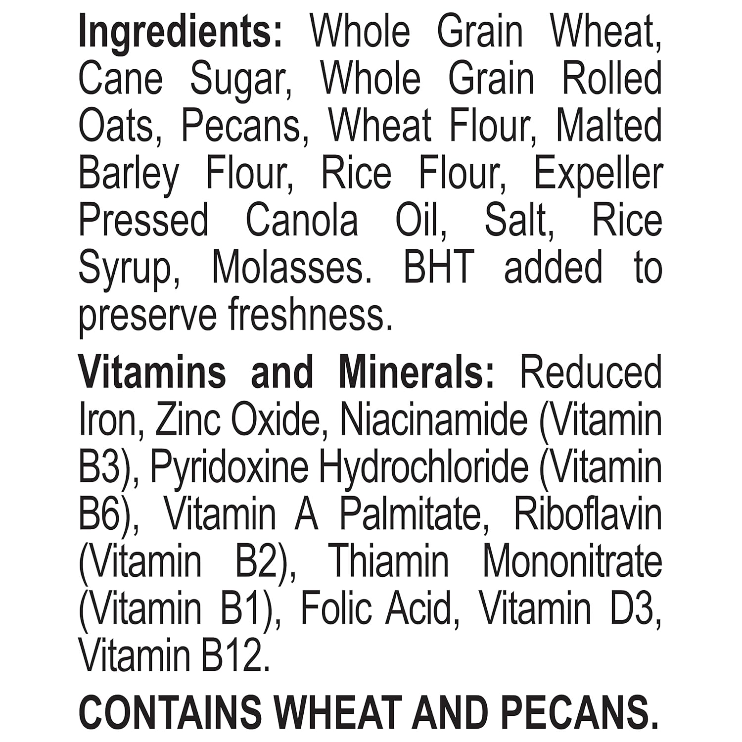 Great Grains Crunchy Pecan Cereal – Pantry-Staple Whole Grain Cereal for Daily Heart-Healthy Self-Care, 19 Ounce