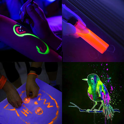 GREENIC Blacklight LED Bar 1ft USB Powered – Modern UV Accent Strip for Dorm Room Aesthetic and Home Display