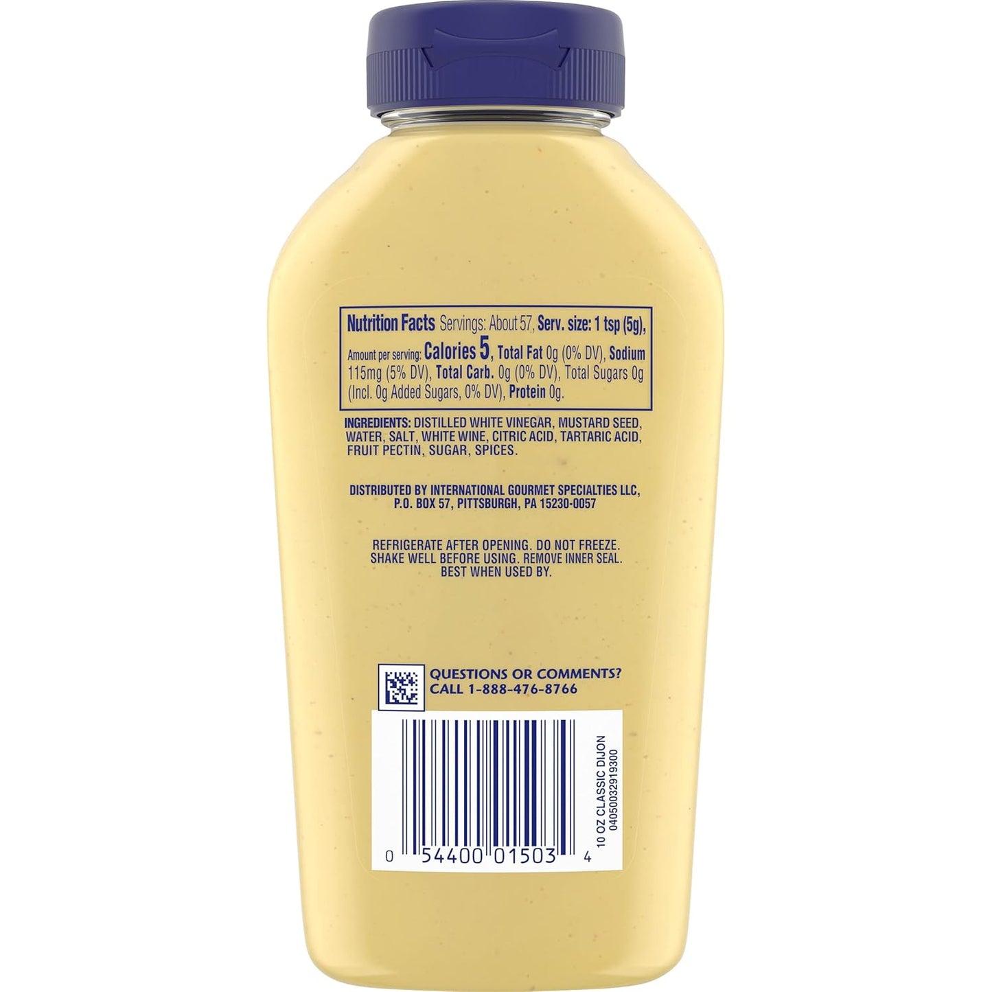 Grey Poupon Dijon Mustard – Travel-Friendly Condiment for Outdoor Entertaining and Tailgating Sandwiches