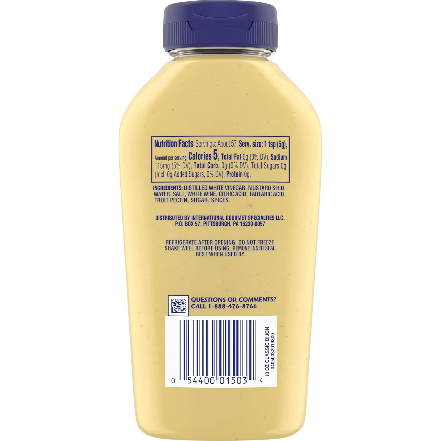 Grey Poupon Dijon Mustard – Travel-Friendly Condiment for Outdoor Entertaining and Tailgating Sandwiches