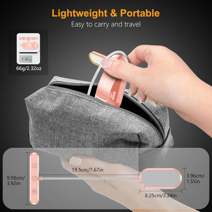 Gritin Flexible Book Light – Heartfelt Holiday Gift for Seniors and Grandparents, Lightweight Clip Design with Memory Brightness Setting