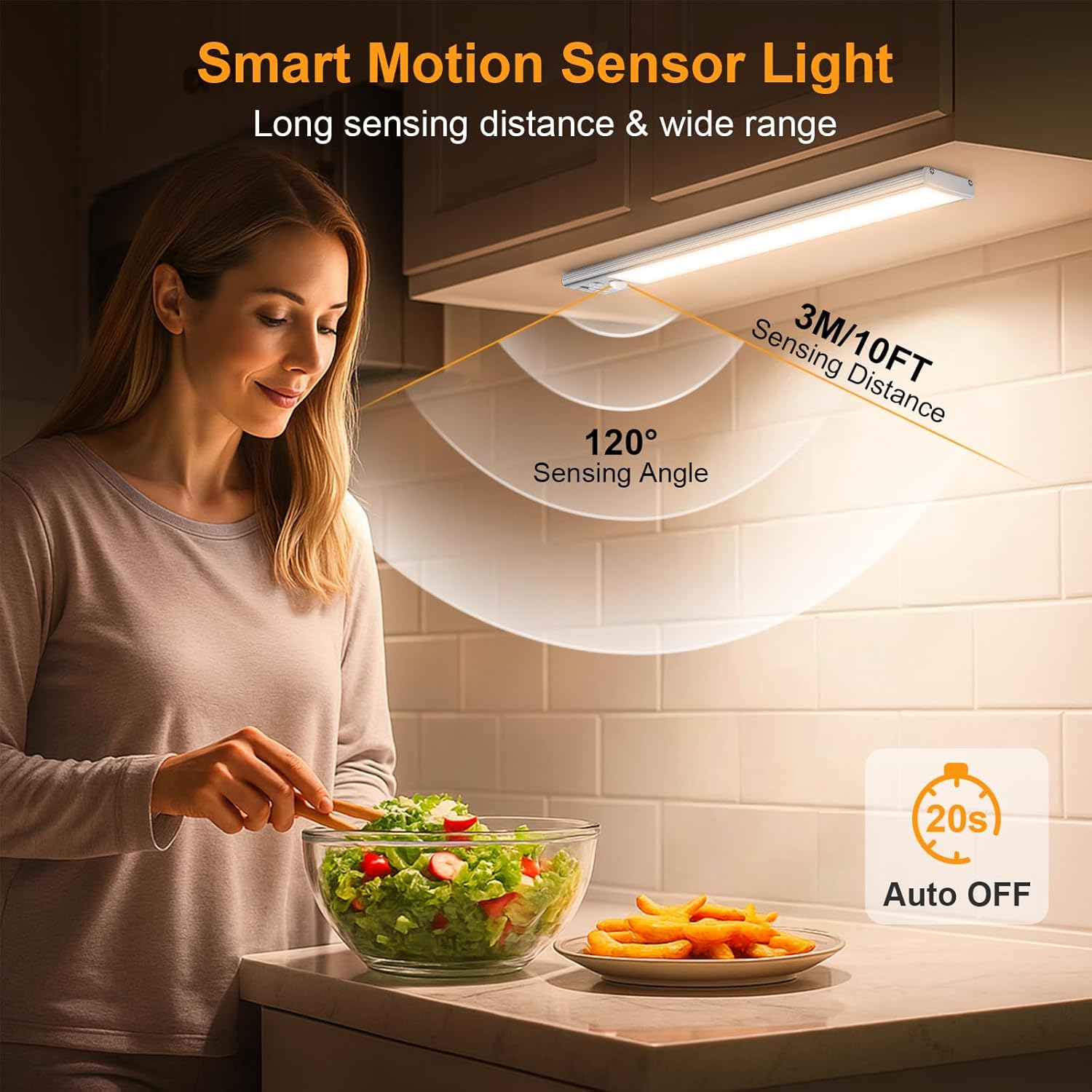 Gritin Rechargeable Closet Light - Practical Birthday Present for Mom and Grandma Who Hate Dark Hallways
