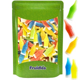 Fruidles Original Wax Bottles Candy – Retro Hostess Gift and Housewarming Present, Allergy-Friendly Half Pound