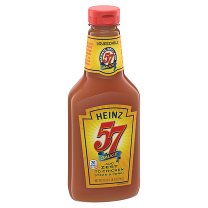 Heinz 57 Original Sauce for Outdoor Grilling Season, Bulk-Ready 20 oz Bottle for Ribs and Hamburgers