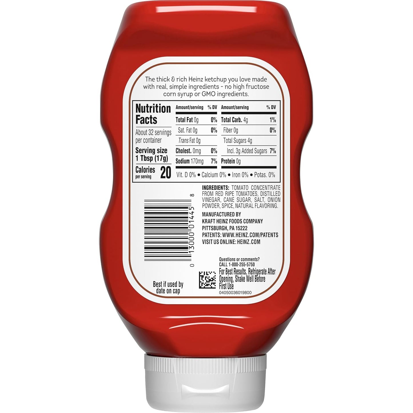 Heinz Simply Tomato Ketchup – Child-Friendly Dipping Sauce for Packed Lunches and Family Dinners