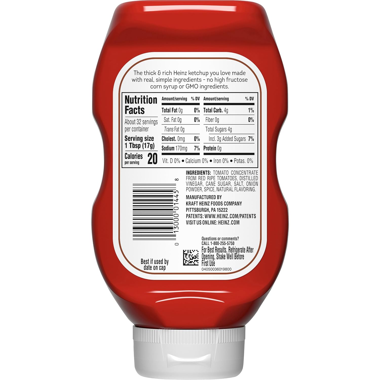 Heinz Simply Tomato Ketchup – Child-Friendly Dipping Sauce for Packed Lunches and Family Dinners