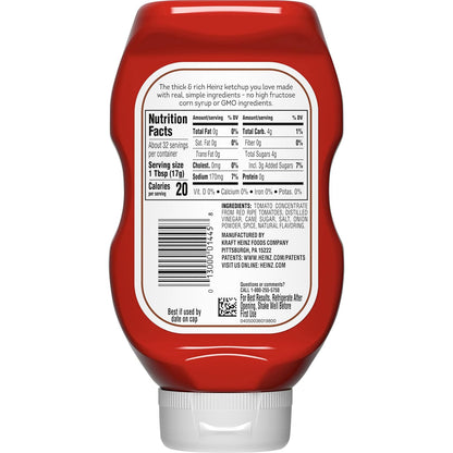 Heinz Simply Tomato Ketchup – Child-Friendly Dipping Sauce for Packed Lunches and Family Dinners
