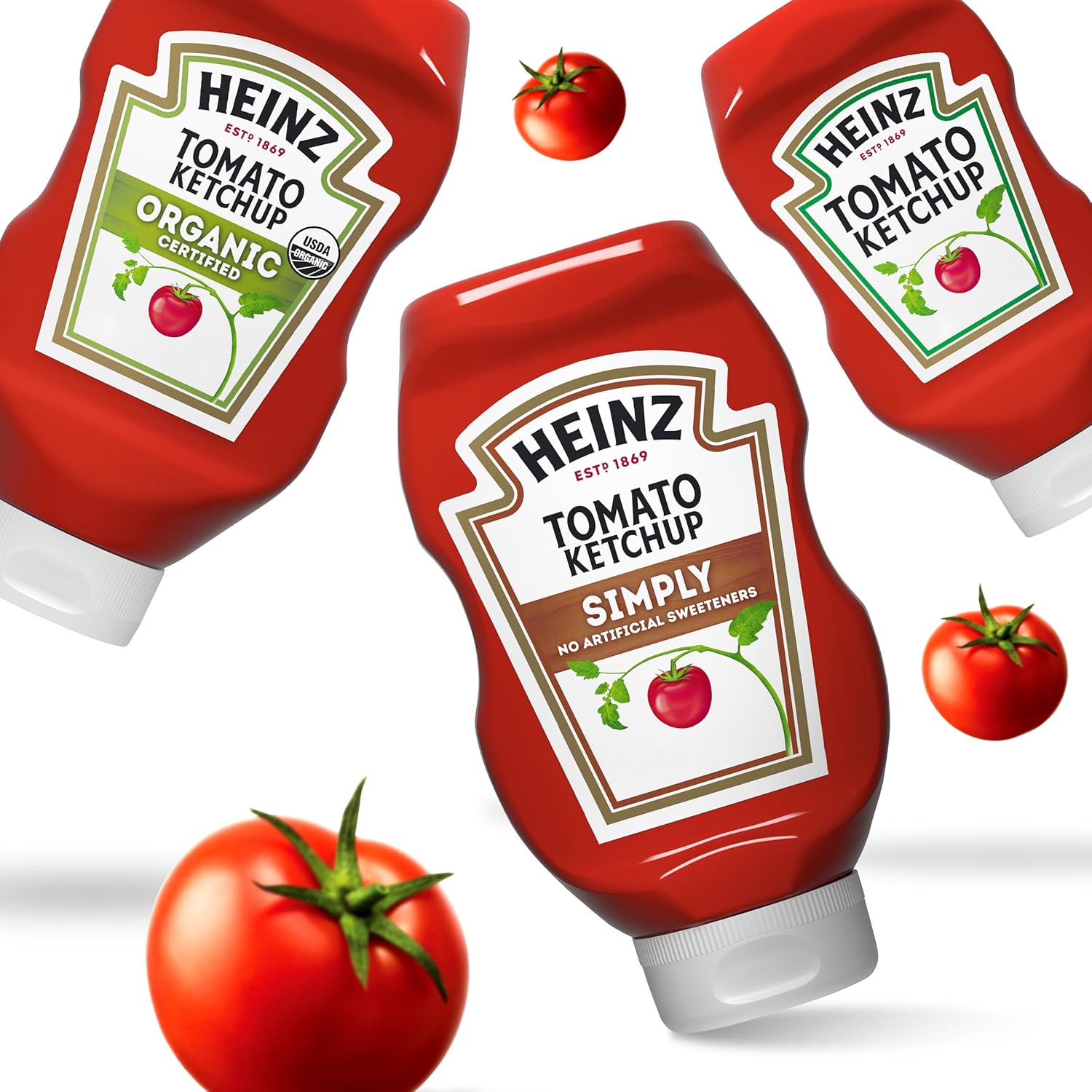 Heinz Simply Tomato Ketchup – Child-Friendly Dipping Sauce for Packed Lunches and Family Dinners