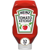 Heinz Tomato Ketchup, 32 oz Squeezable Bottle – Travel-Friendly Condiment for Road Trips, Tailgates and Patio Grilling
