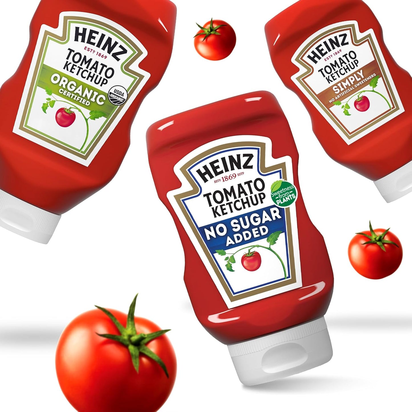 Heinz Tomato Ketchup No Sugar Added – Everyday Condiment for Balanced Breakfast and Lunch Routines