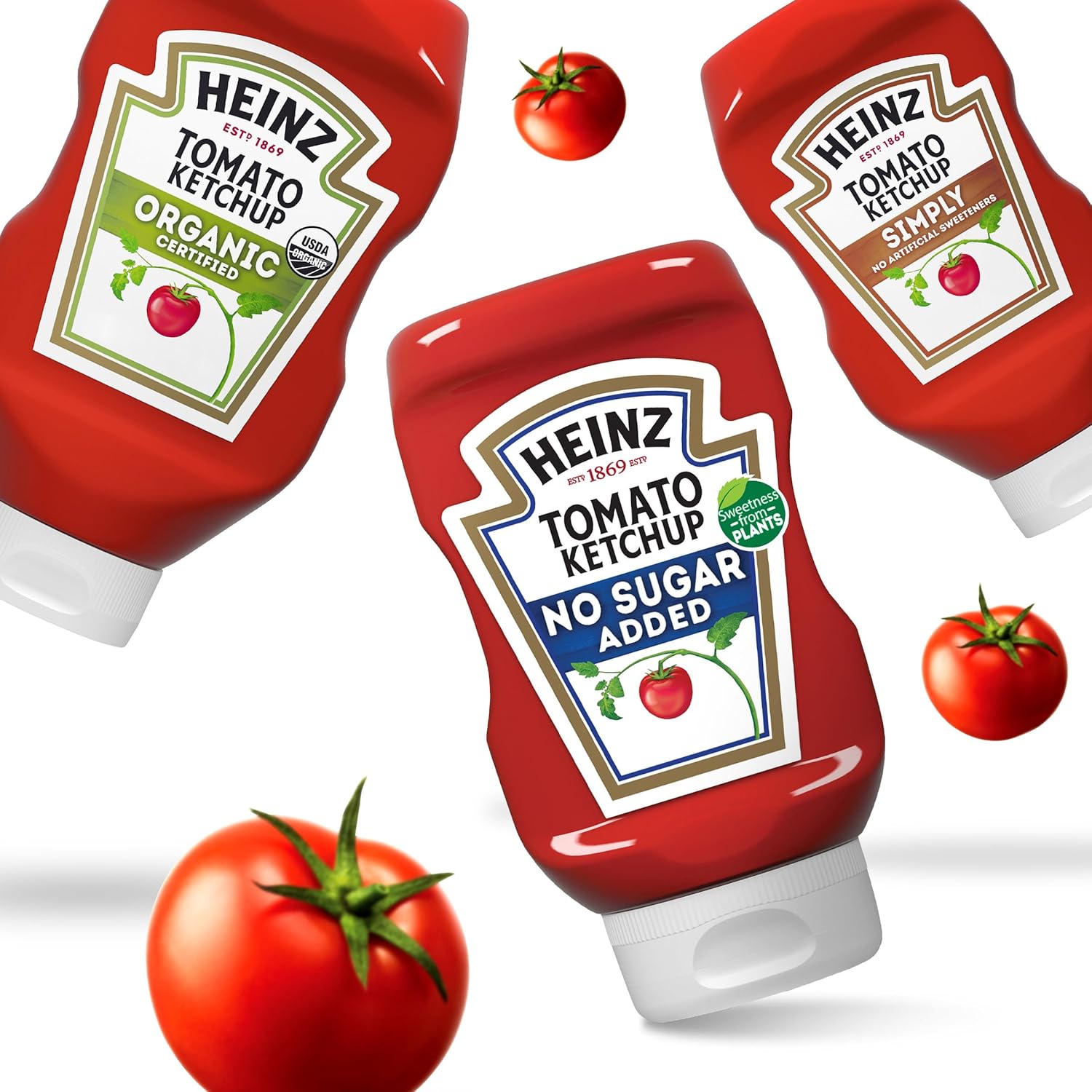Heinz Tomato Ketchup No Sugar Added – Everyday Condiment for Balanced Breakfast and Lunch Routines