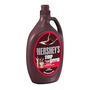 HERSHEY'S Chocolate Syrup 48 oz – Family Size Squeezable Bottle for Busy Households and Lunchbox Prep