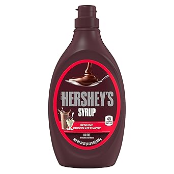 HERSHEY'S Chocolate Syrup 48 oz – Family Size Squeezable Bottle for Busy Households and Lunchbox Prep