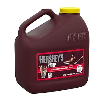 HERSHEY'S Chocolate Syrup 48 oz – Family Size Squeezable Bottle for Busy Households and Lunchbox Prep