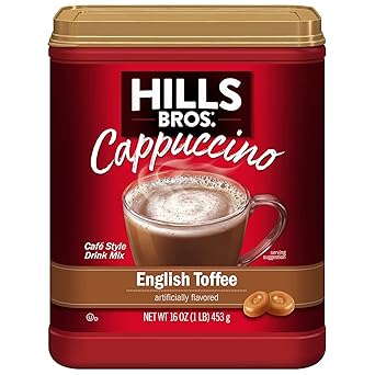 Hills Bros. French Vanilla Sugar Free Instant Cappuccino – Affordable Holiday Gift Basket Addition for Seniors and Retirees