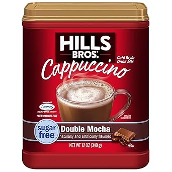 Hills Bros. French Vanilla Sugar Free Instant Cappuccino – Affordable Holiday Gift Basket Addition for Seniors and Retirees