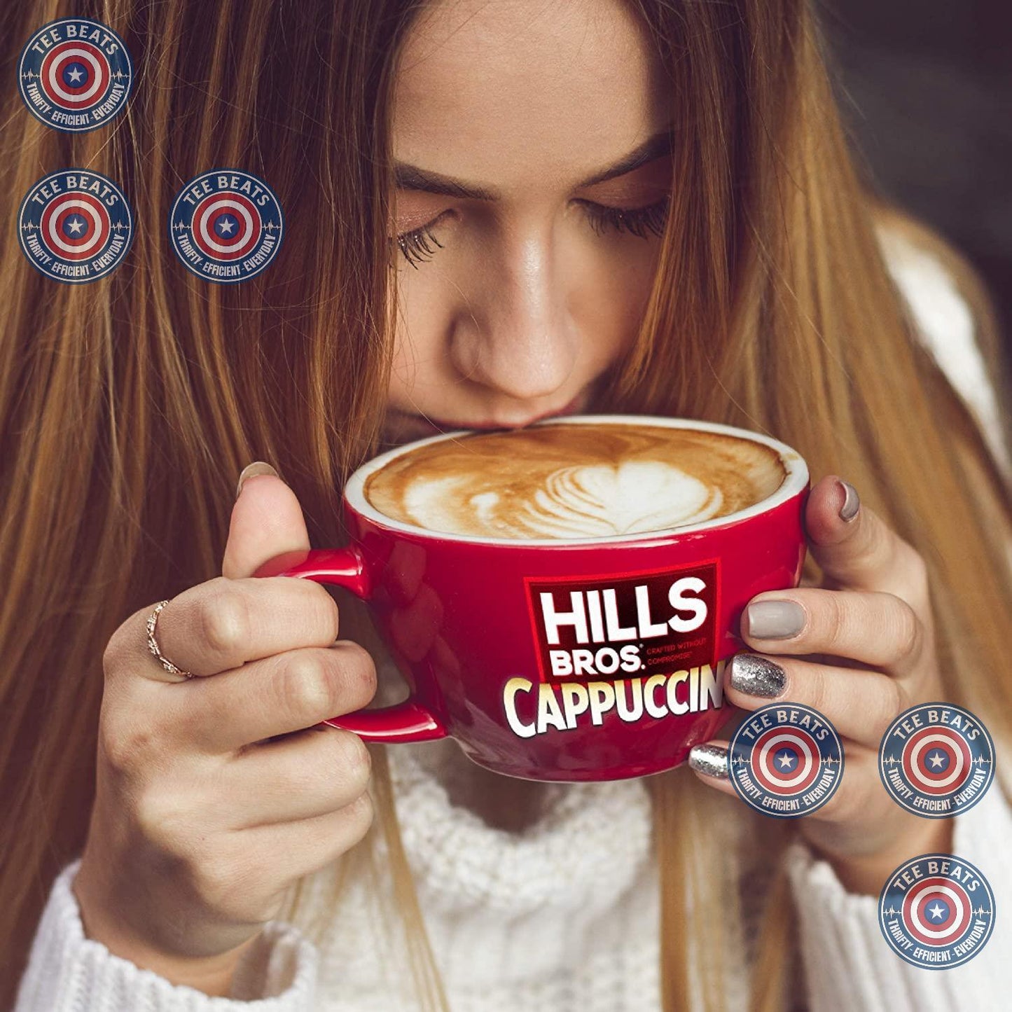 Hills Bros. French Vanilla Sugar Free Instant Cappuccino – Affordable Holiday Gift Basket Addition for Seniors and Retirees