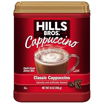 Hills Bros. French Vanilla Sugar Free Instant Cappuccino – Affordable Holiday Gift Basket Addition for Seniors and Retirees