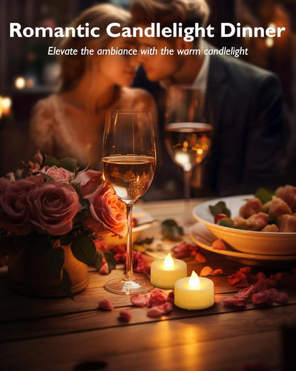 Homemory Flameless Votive Candles with Timer – Elegant Holiday Gift for Couples, Wedding Registries, and Anniversary Surprises