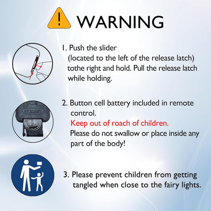 Homemory Waterproof LED Fairy Lights with Auto Timer – Worry-Free String Lights for Nighttime Use, No Smoke or Wax Drip
