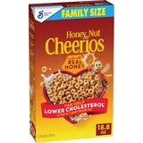 Honey Nut Cheerios, Wholesome Whole Grain Cereal for a Calm Nutritious Start to Your Wellness Day, 32 oz