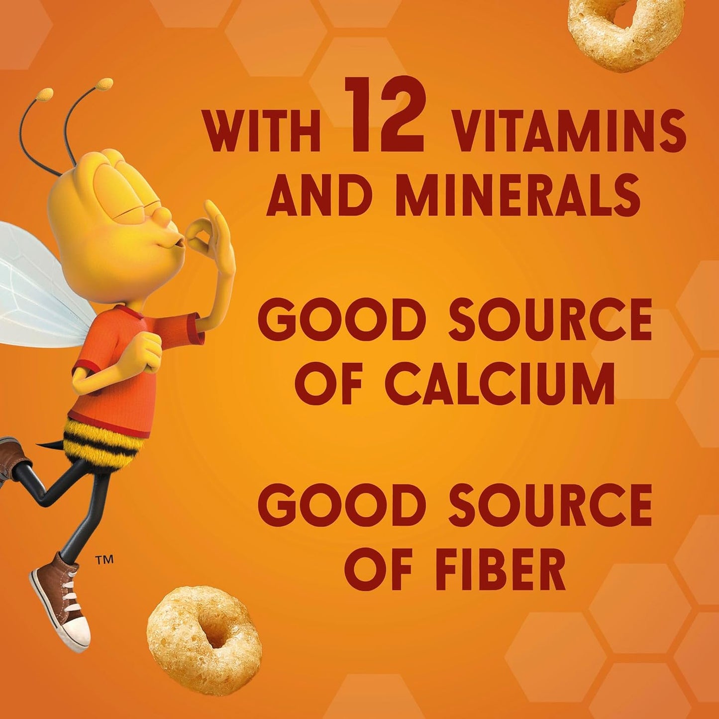 Honey Nut Cheerios, Kid Approved Honey Almond Cereal with Whole Grain Oats, Mega 27.2 oz Lunchbox Pack