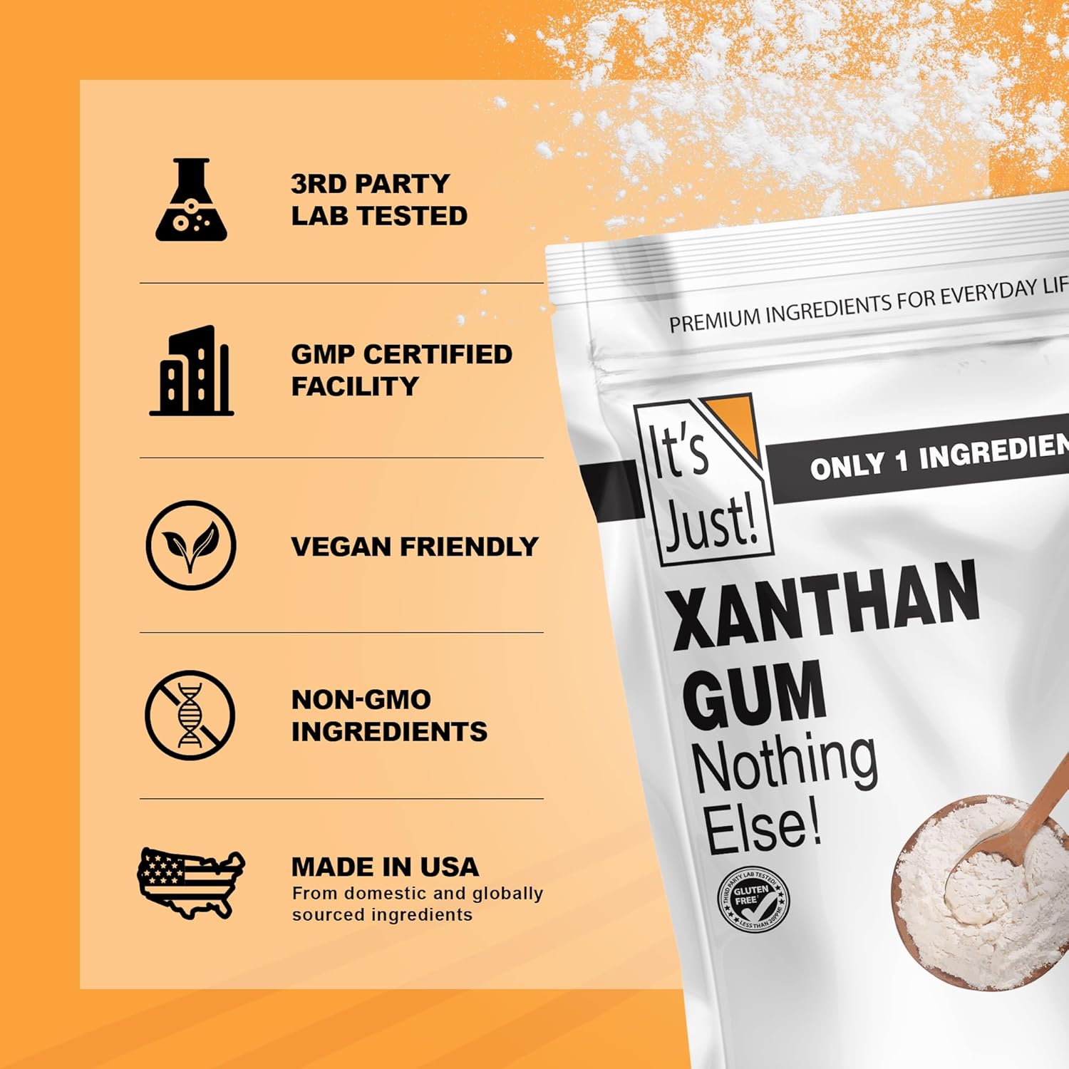 It's Just - Xanthan Gum for the Home Baker, Housewarming Pantry Upgrade Present