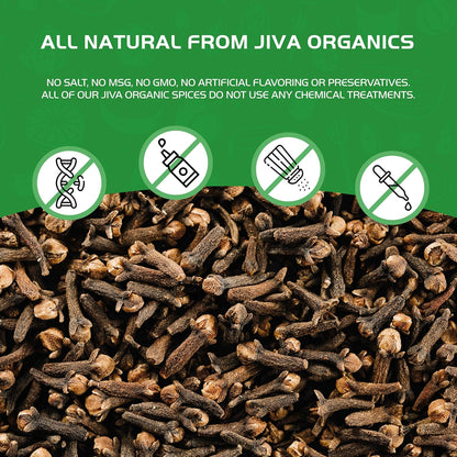 Jiva Organic Whole Cloves – Natural Room Accent for Scented Bowl Centerpieces, 3.5 oz