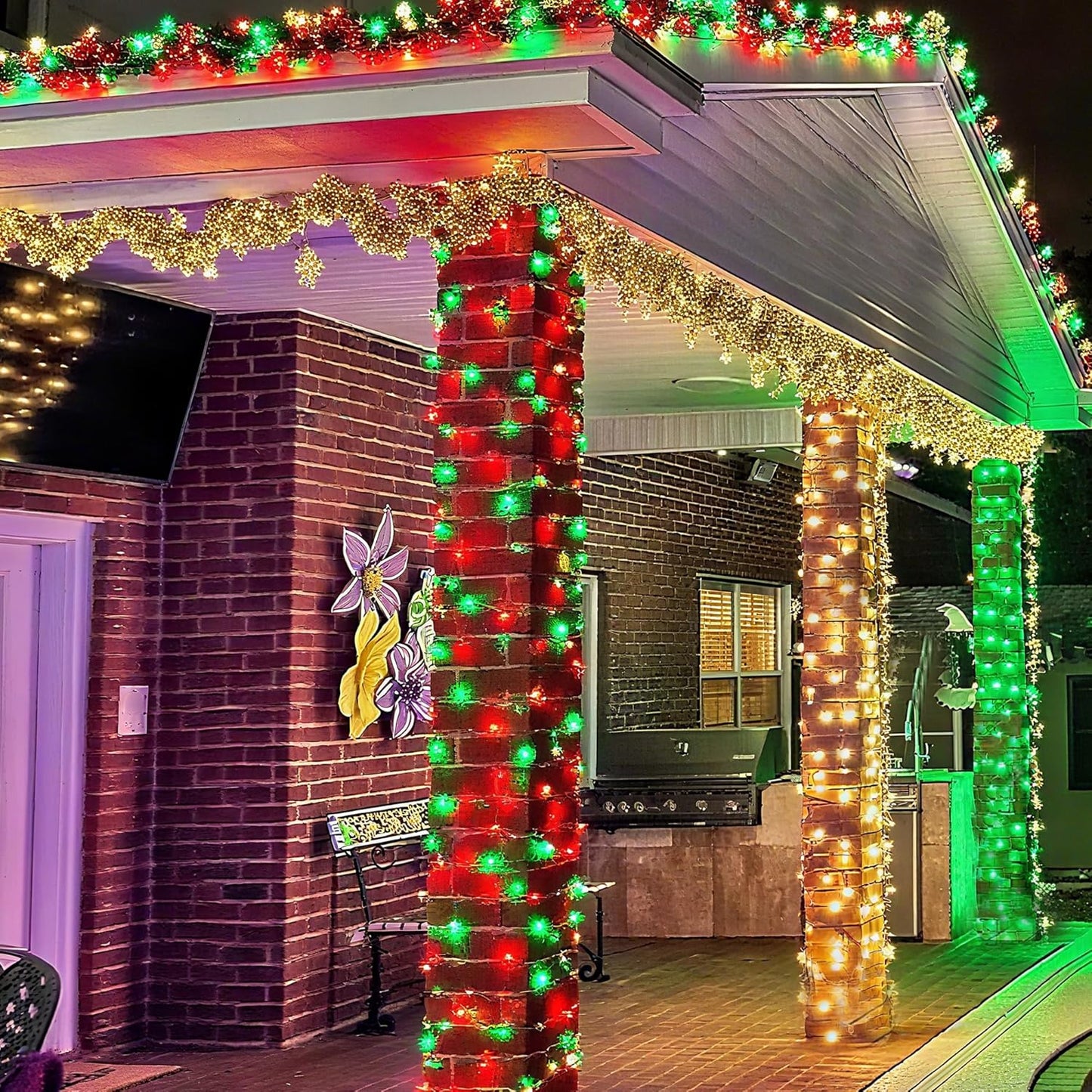 Joomer 66FT 200 LED Indoor Outdoor Lights with Remote and Timer Christmas Holiday Gift for Family Friend Home Decorator
