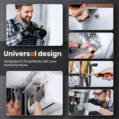 Jorest 25-in-1 Pocket Screwdriver – Housewarming and Holiday Gift for the Man Who Has Everything, Practical and Unique