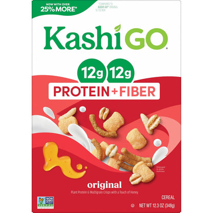 Kashi GO Protein Cereal – Crunchy Plant-Protein Mix to Power Your Daily Wellbeing Habit