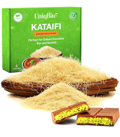 Kataifi Fine Phyllo Threads – Specialty Pastry Ingredient for Connoisseur Home Bakers Crafting Dubai-Style Indulgences