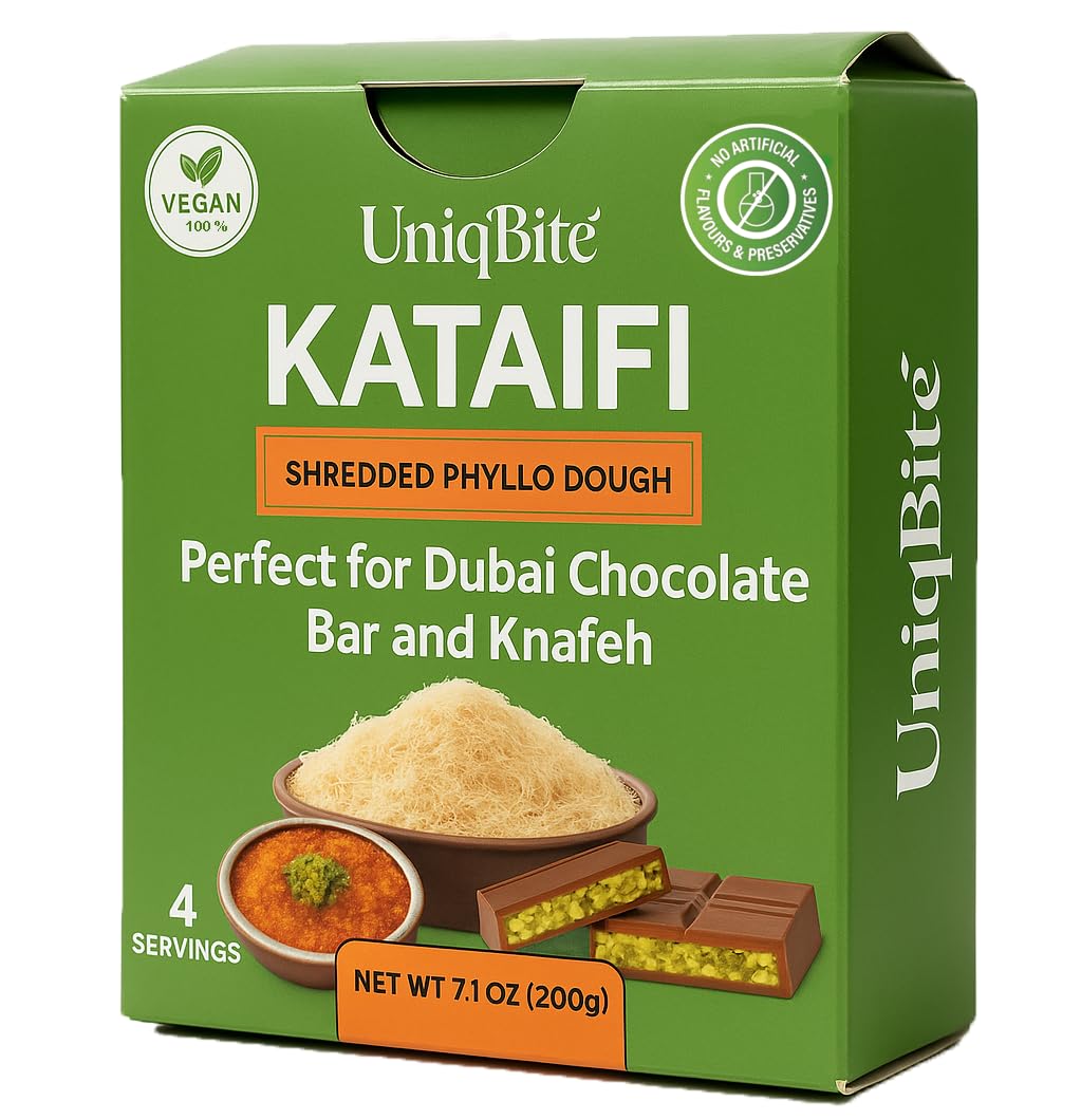 Kataifi Fine Phyllo Threads – Specialty Pastry Ingredient for Connoisseur Home Bakers Crafting Dubai-Style Indulgences