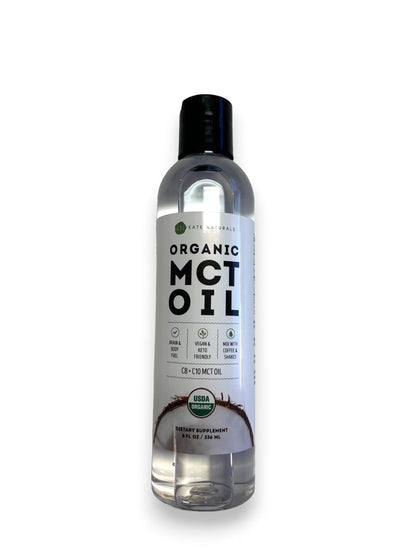 Kate Naturals MCT Oil – Holistic Self-Care Staple, Odorless C8 C10 for Mind, Body and Morning Brew
