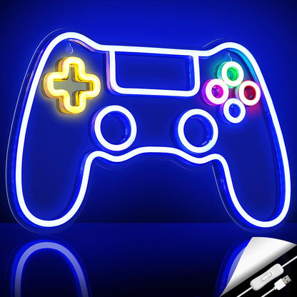 Kavaas Gamer Neon Sign – Unique Valentine or Holiday Gift for Hardcore Gamers, Arcade Style LED Wall Sign