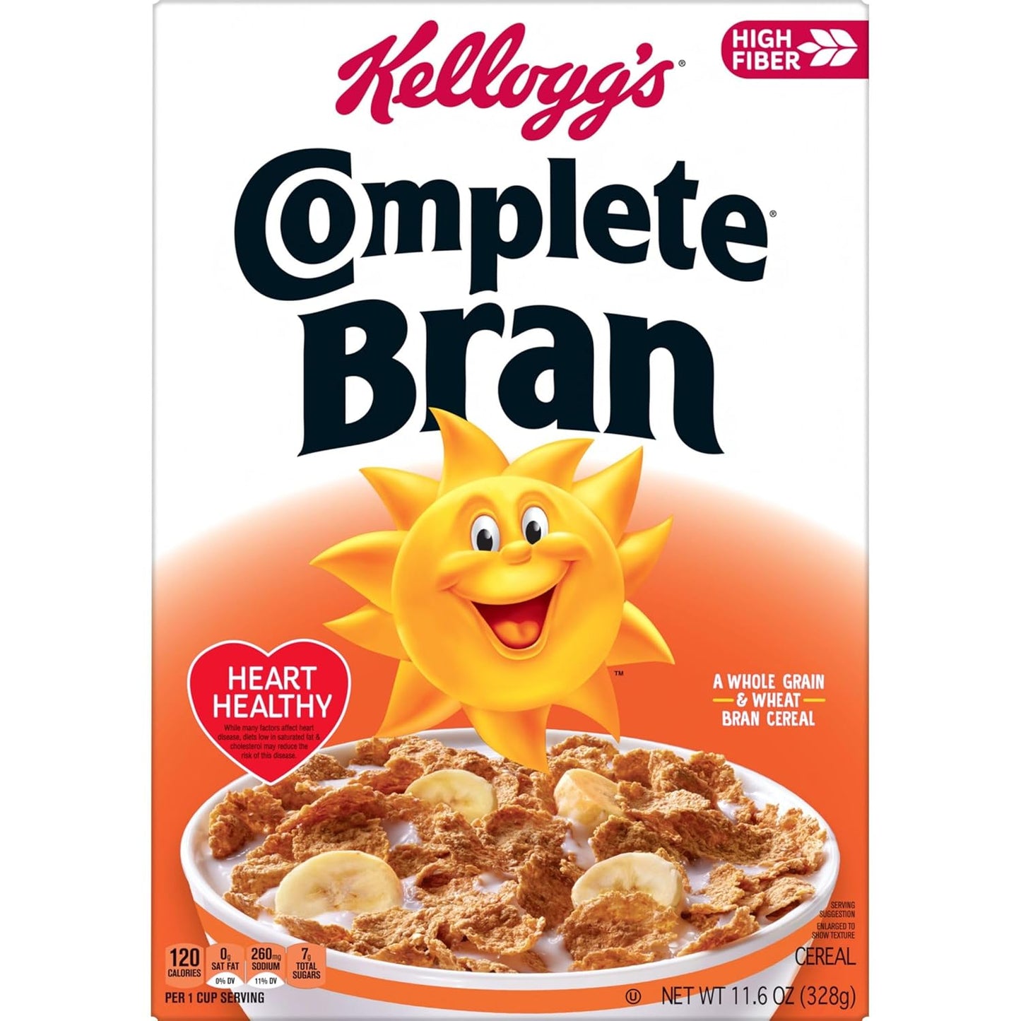 Kellogg's Frosted Bran Cereal – Fiber-First Breakfast for Balanced Living, Kosher Pareve Certified