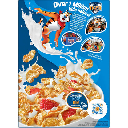 Kellogg's Frosted Flakes Cereal, 28.5 oz Bulk Box, No Artificial Colors Kids' Snack for School Lunchboxes and Morning Bowls
