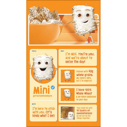 Kellogg’s Frosted Mini-Wheats – Wholesome Pantry Staple for Weight Management and Self-Care Mornings, Giant 29.5oz