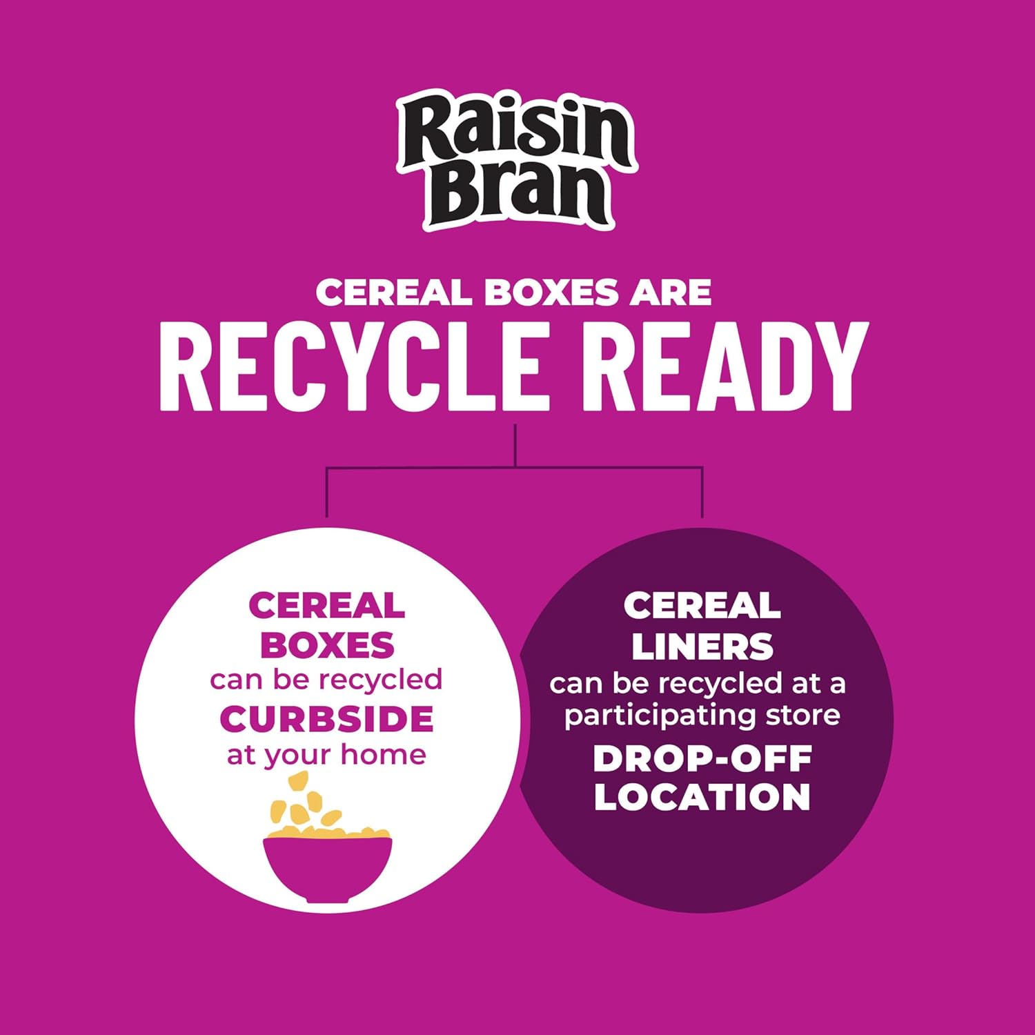 Kellogg's Raisin Bran Crunch – Wholesome Whole Grain Cereal with Real Fruit for Wellness-Focused Home Breakfasts, 24.5 oz