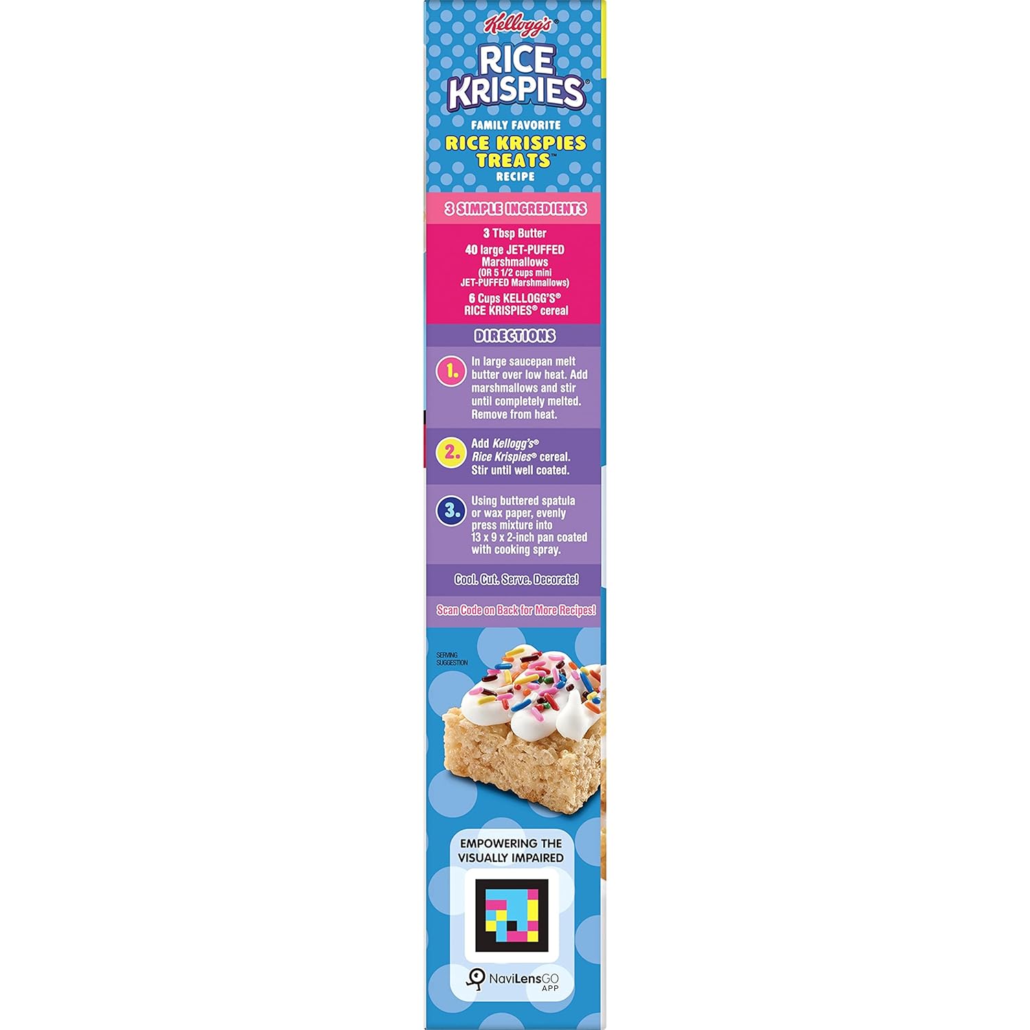 Kellogg's Rice Krispies Cereal – Fat-Free Gluten-Free Breakfast for Wellness-Minded Home Kitchens, 24oz