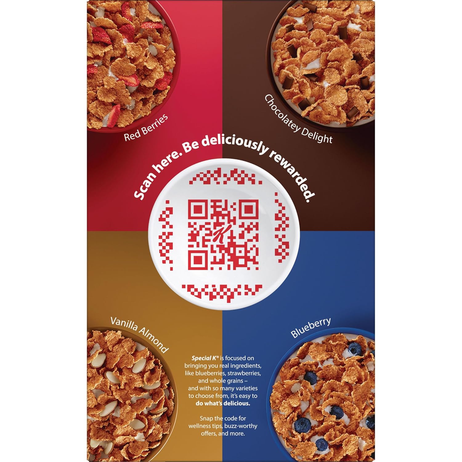Kellogg's Special K Original Cereal – Everyday Wellness Bowl for Health-Conscious Women, Kosher Pareve Fortified Flakes, 12oz
