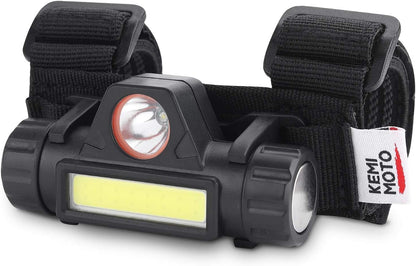 KEMIMOTO Waterproof Roll Bar Mount Light for Off-Road Adventures and Outdoor Gatherings Dual Mode LED 1.5-2.0 in Clamp