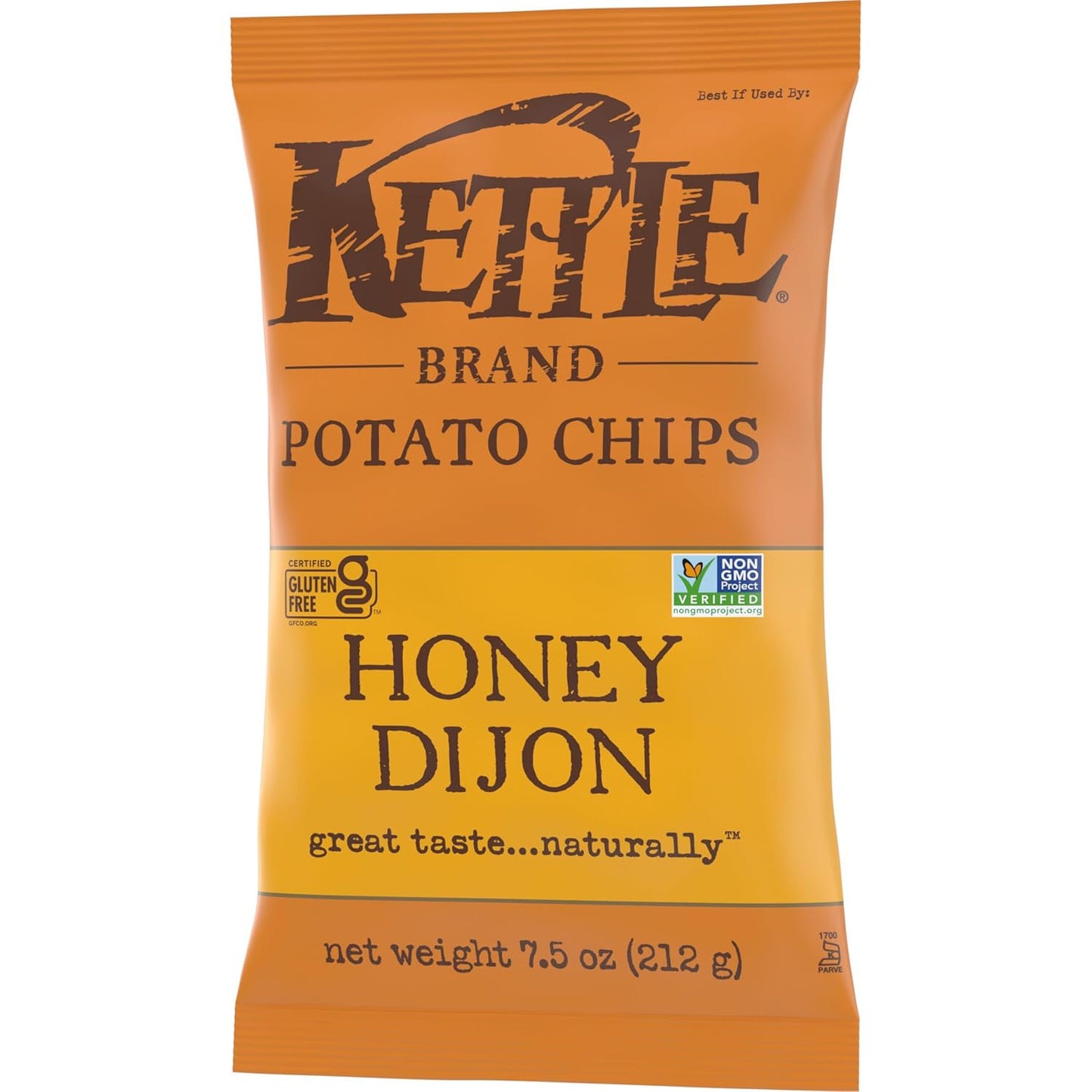 Kettle Brand Potato Chips Honey Dijon Kettle Chips, 7.5 Oz – Thoughtful Gourmet Snack Gift for Mom