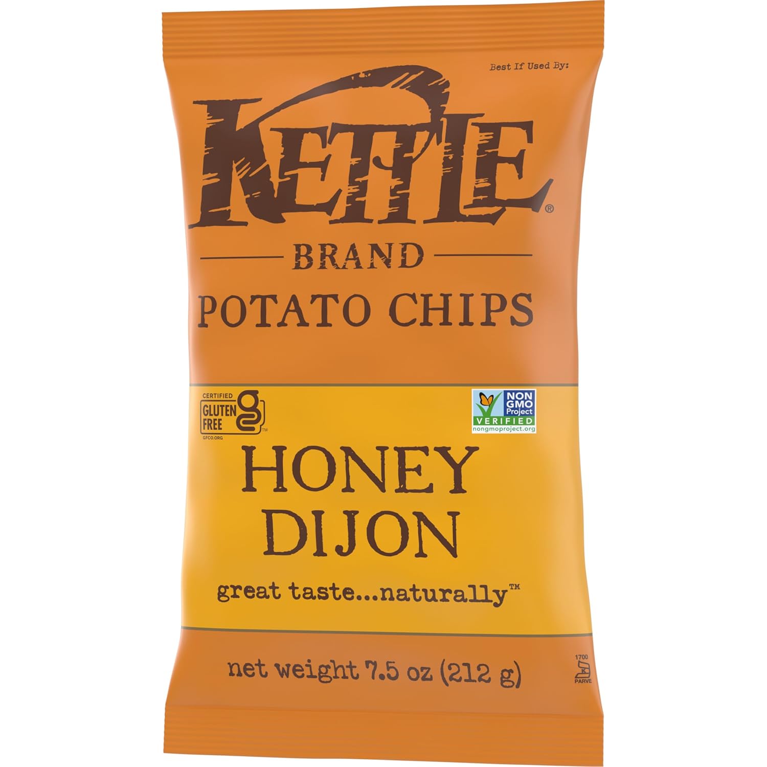 Kettle Brand Potato Chips Honey Dijon Kettle Chips, 7.5 Oz – Thoughtful Gourmet Snack Gift for Mom